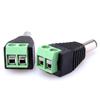 10 Stücke DC Stromanschluss Männlich Jack Adapter Schweißen Kostenloser für CCTV Kamera Überwachung LED 12 V 2,1mm