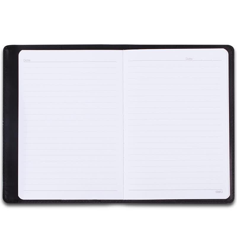 Deli 3324 A5 Business Leather Notebook (5-Pack)