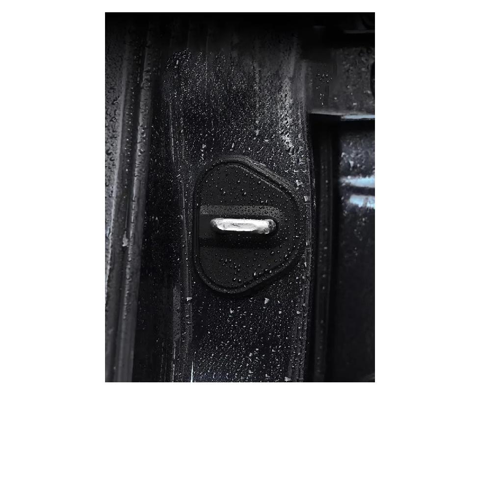 Für Polestar 4 Autotürschlossabdeckung Riegelabdeckung Silikon Stoßdämpfer Schutzabdeckung Polestar4 polestar 4 POLESTAR 4