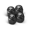 Metal Car Tire Valve Caps Anti-Oxidation Rustproof Wheel Stem Case Cover Daily Driving Tire Safety Accessories For Octavia