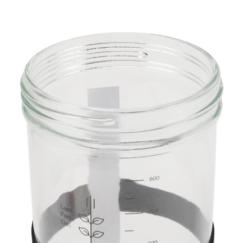 Sourdough Bread Baking Jar Kit, Easy Fermentation 24oz Glass Jars With Scraper, Thermometer And Cloth Cover, Sourdough Starter Tool For Home Baking