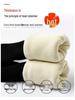 Women's High Waist Extra Thick Lambswool Leggings with Velvet, Winter Warm Cotton Pants, Plus Size