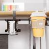 Anti Spill Cup Storage Rack Metal Table Fixed Storage Rack New Desk Cup Holder  Table
