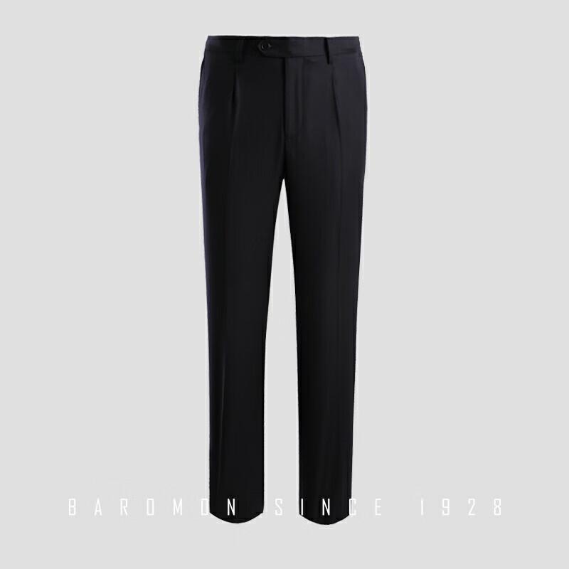 Pelomon Men's Business Casual Wool Trousers