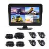 AHD Rear Camera Monitor Set Dashcam Function Simultaneous Front and Rear Recording IPS Monitor 2MP Compatible Guideline Display Image Switching Noise