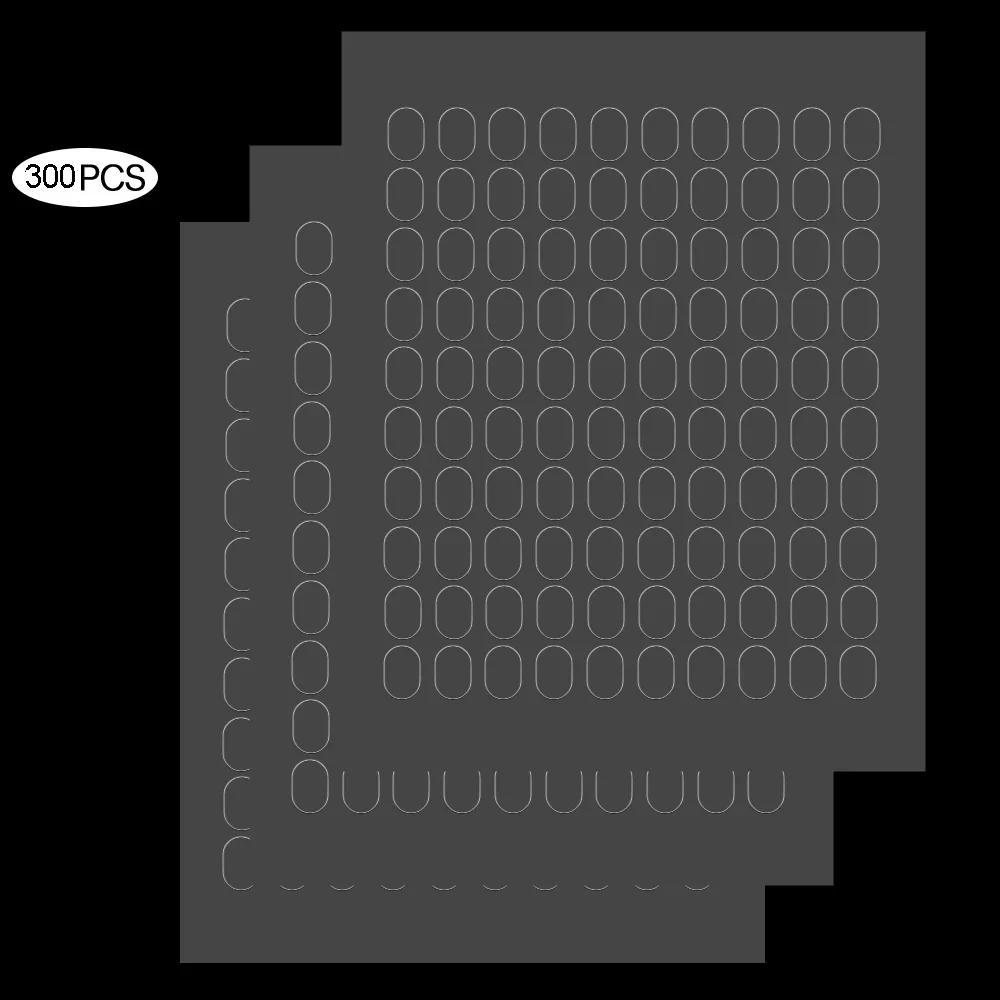 

100/300pcs Double -sided Glue Pads Adhesive Sticker for Blind Box Landscape Doll Foot Fixed Glue Transparent Seamless Patch