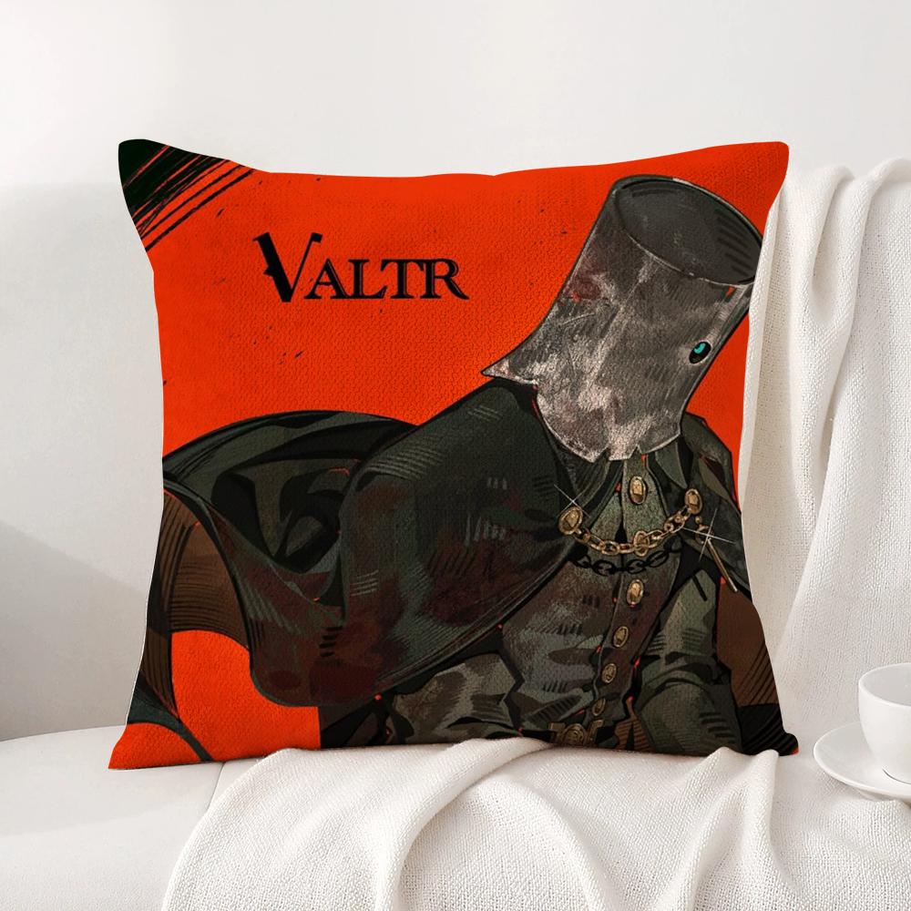 B-Bloodborne C-Classic Cushion Cover Summer Coolness Linen Fabric Double-Sided Printing Pillow Case Sofa Home Decor Gift