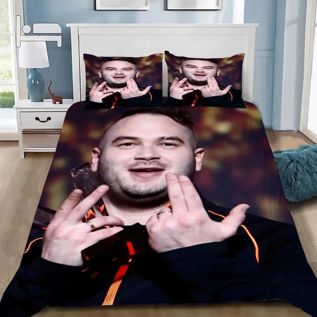 3D Print 2/3pcs JuL Bedding Sets Skin Friendly Soft JuL C'est Pas Duvet Covers Comfortable And Lovely Suitable For All Ages