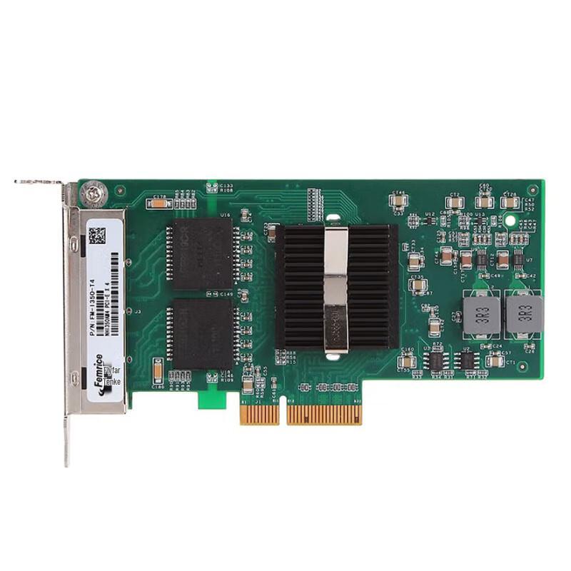 FEMRICE Intel I350-T4 Gigabit PCI-E Server Network Card