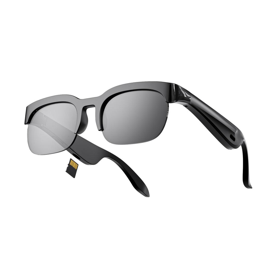 AI Translation XG88 Smart Bluetooth Glasses with Binaural Wireless Earphones: Stereo Bluetooth Headset for Sports and Running.
