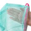 Mesh Lazy Toiletry Kits Coin Purse Dopamine Color Cosmetic Storage Bag Drawstring Large Capacity Fashion Travel Bathroom Bag