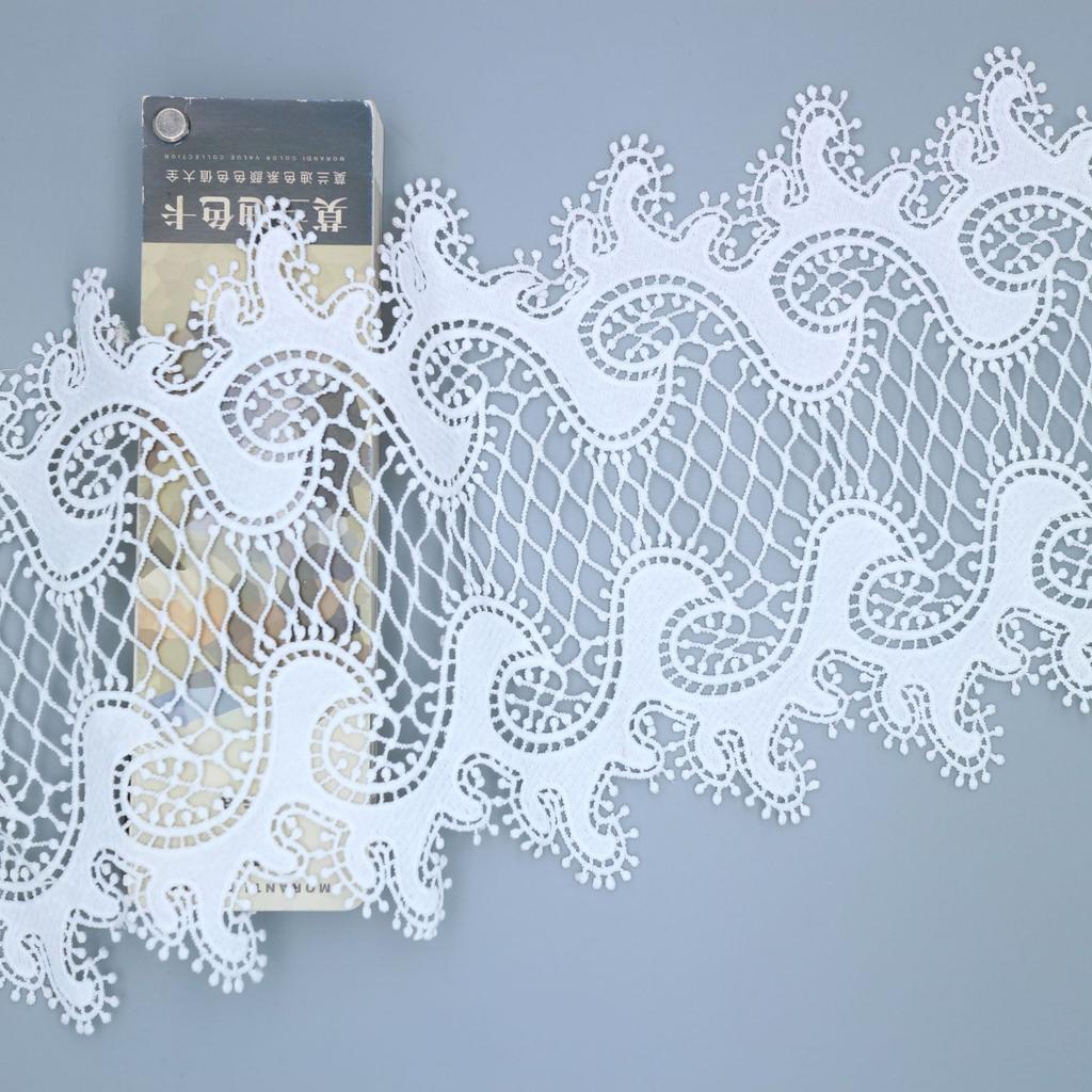 Water Soluble Lace Lace Accessories, Milk Silk Embroidery Barcode, Hollow Embroidery Dress Clothing Wedding Accessories