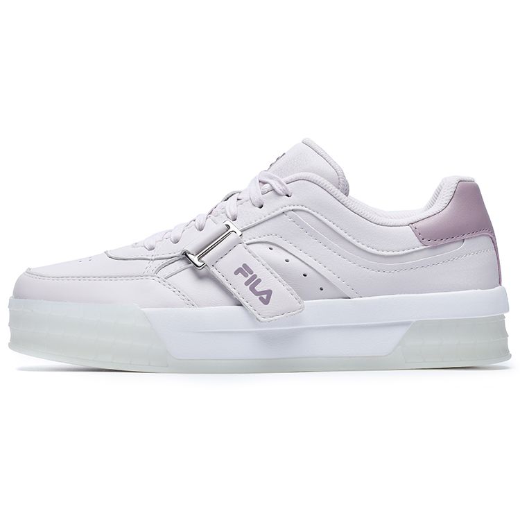 Fila Ace Casual Fashion Thick Sole Modern Durable Low Top Skate Shoes Women sneaker Light-Purple F12W231215FOT