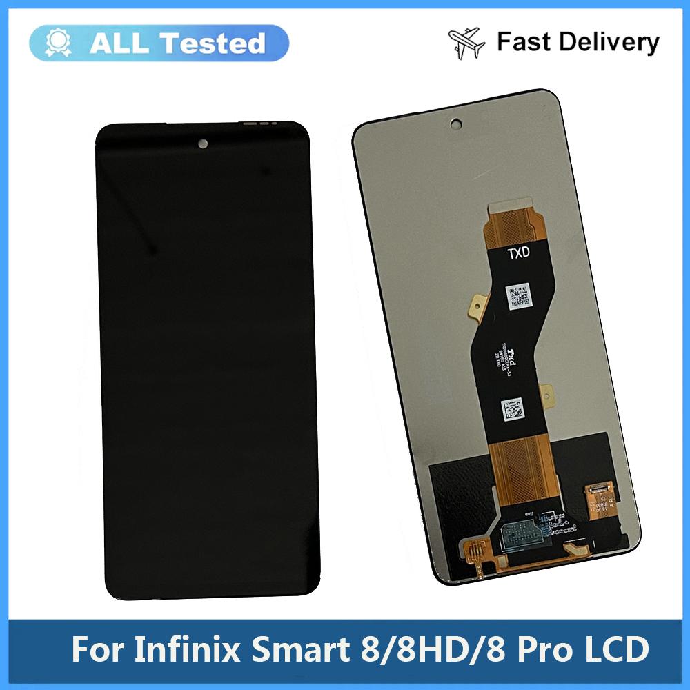 LCD Screen and Digitizer Full Assembly For Infinix Smart 8 Pro X6525B