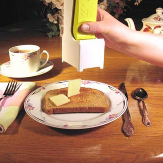 Smørskjærer Praktisk Gjenbrukbar Ett klikk Enkel betjening Osteskjærer Kjøkken Gadgets Verktøy Husholdningsutstyr