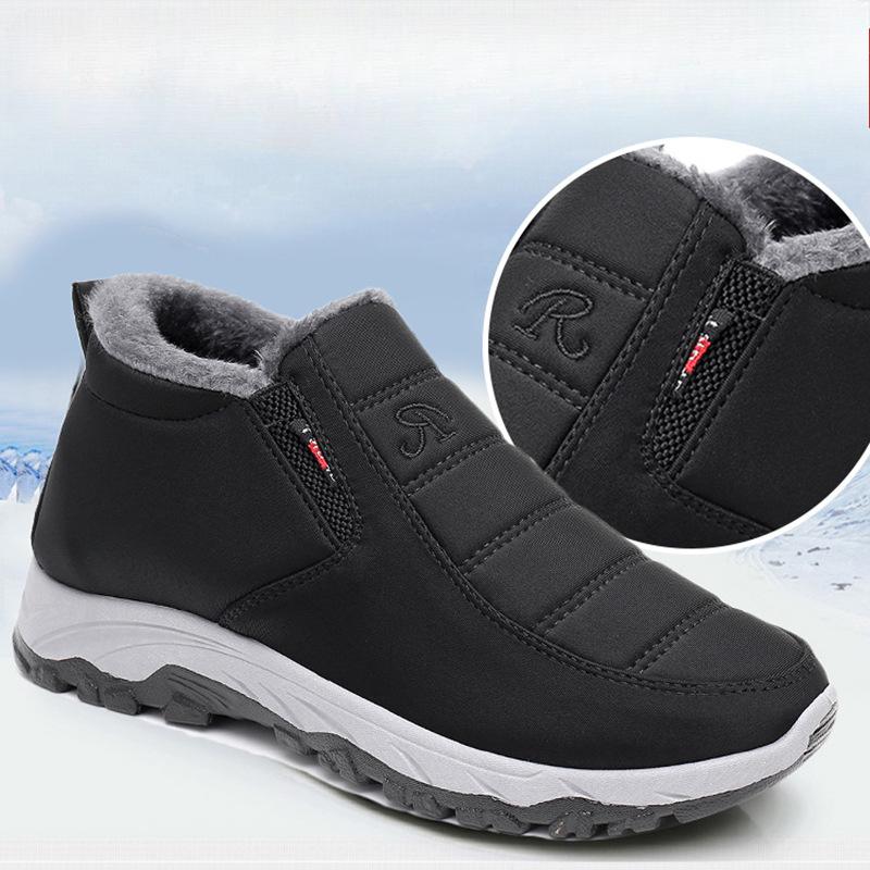 New Autumn and Winter Women Thick Warm Sports Shoes Non-slip Shock Absorption Lightweight High-top Sneakers