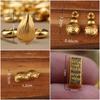 100PCS Gold Miniature Gold Ingots Luck Charms Dollhouse Accessories  Desktop Ornament