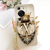 For Huawei P60 LNA-LX9 Case For Huawei P60 Pro MNA-AL00 Cover Luxury A-Z Letters 2D Painted Silicone Casing