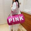 Pink Sports Bag: Wet/Dry Separation, Handheld/Crossbody, Large Capacity Travel Storage, Fitness Luggage