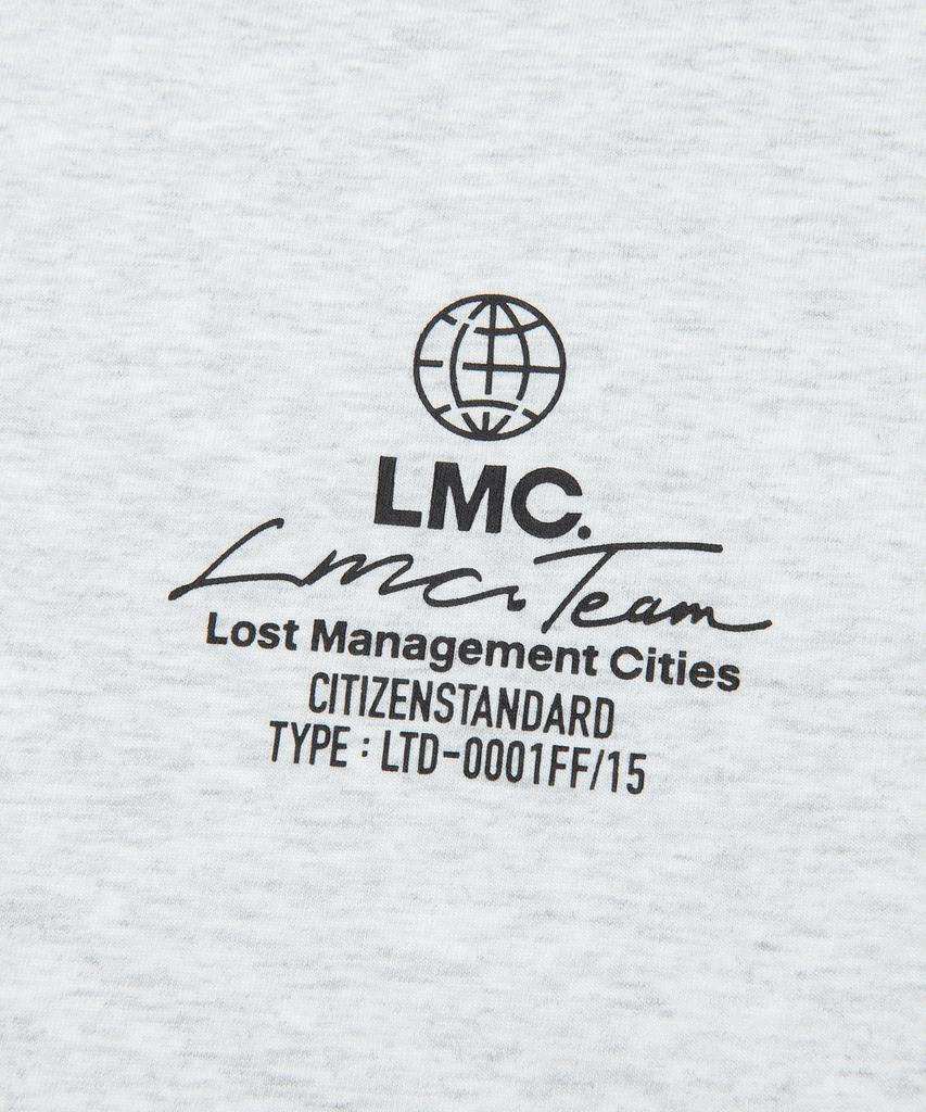 LMC Signature Globe Long Slv Tee Light Heather Gray