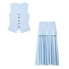 Zbzr Spring New Women Clothes Western Style No Decoration Knit Vest Vest Top 4192003 715