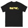 Univox Logo T-Shirt Audio Verstärker Grafik Schwarzes T-Shirt