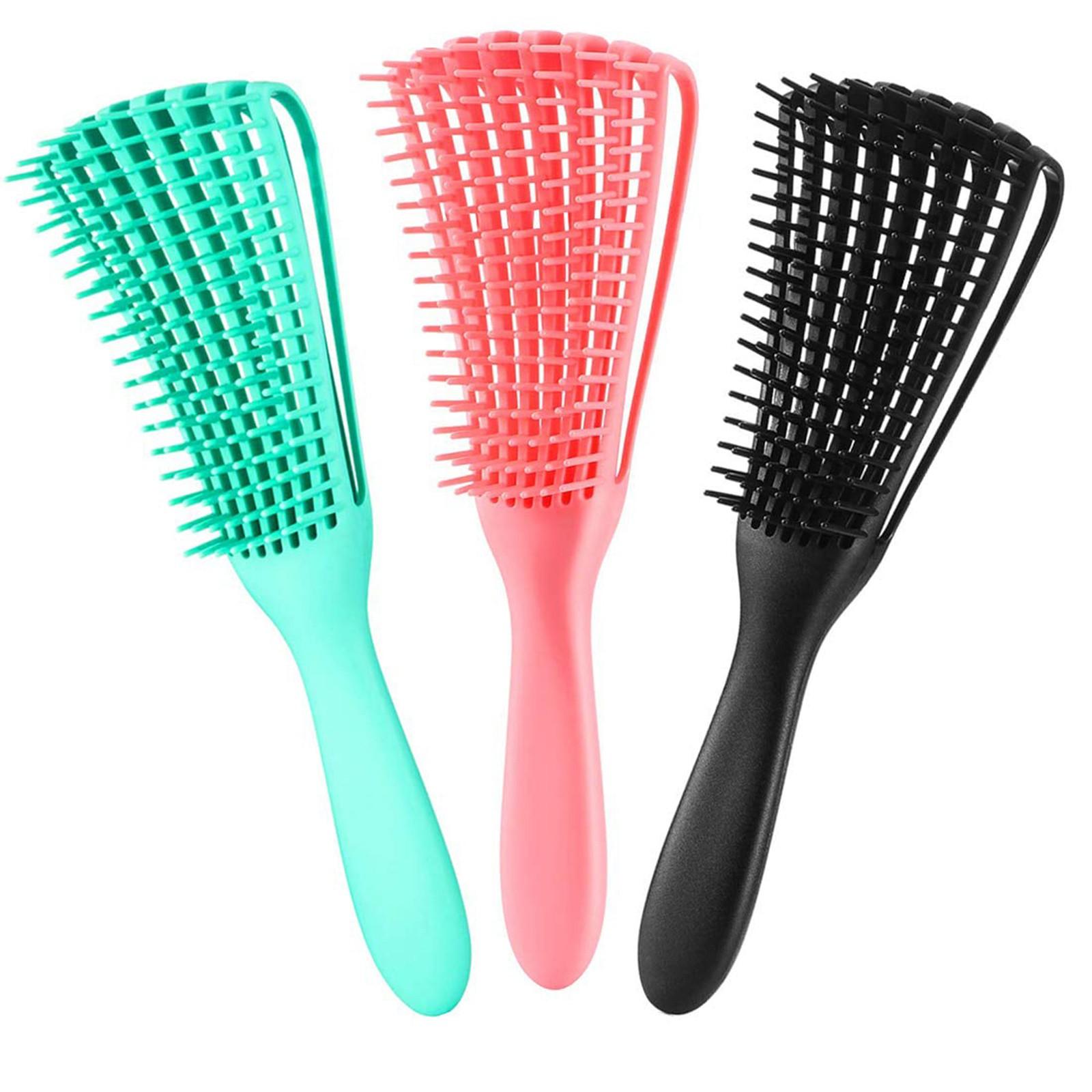 

New Scalp Massage Comb Hair Brush Women Detangle Hairbrush -tie Knot Comb
