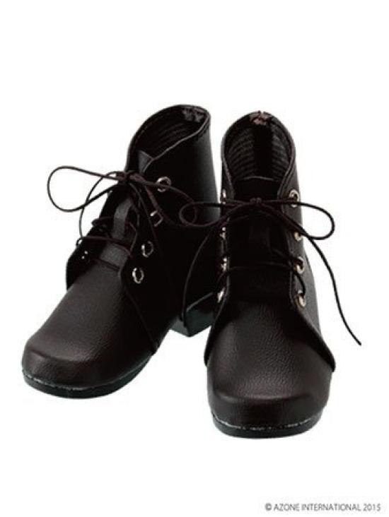 

50 Short Boots Brown 48/50cm Lace-Up (Doll Outfit)