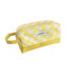 Checkered Pencil Pattern Case Large Capacity Stationery Makeup Cosmetic Gift Bag