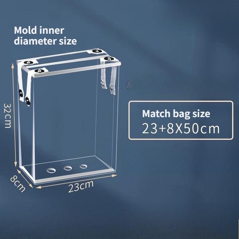 Acrylic Plastic Food Bag Rice Bags Used in Refrigerators and Supermarkets Vacuum Bag Compression Mold Rice Storage Transparent Rectangular
