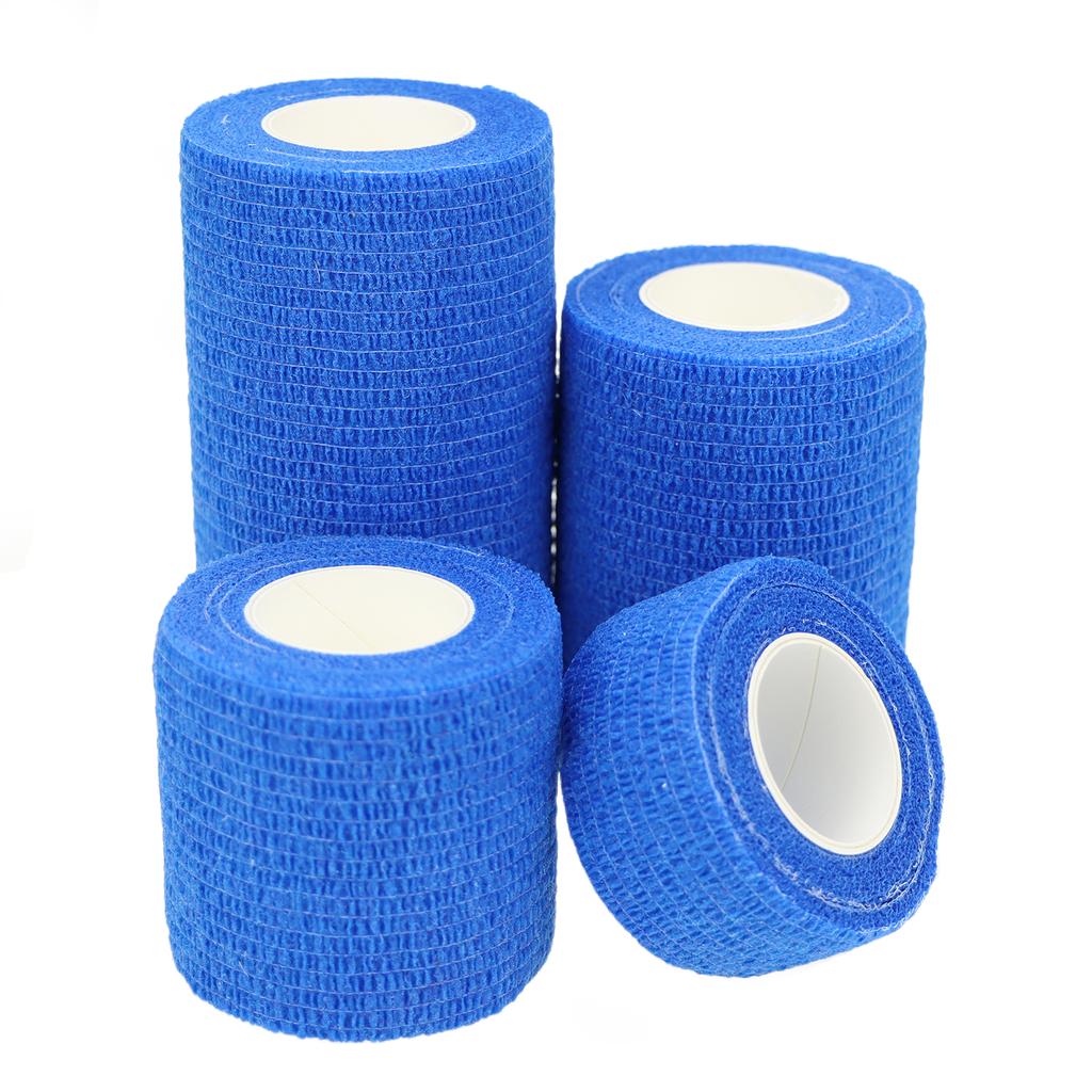 24 Pieces Elastic Bandage Tapes Athletic Tape Elastoplast Sports Recovery Strapping Gym Waterproof Muscle Relief Finger Ankle