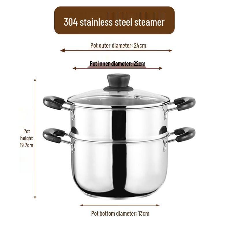 Wu Tuo Stainless Steel Multi-Purpose Cooking Pot
