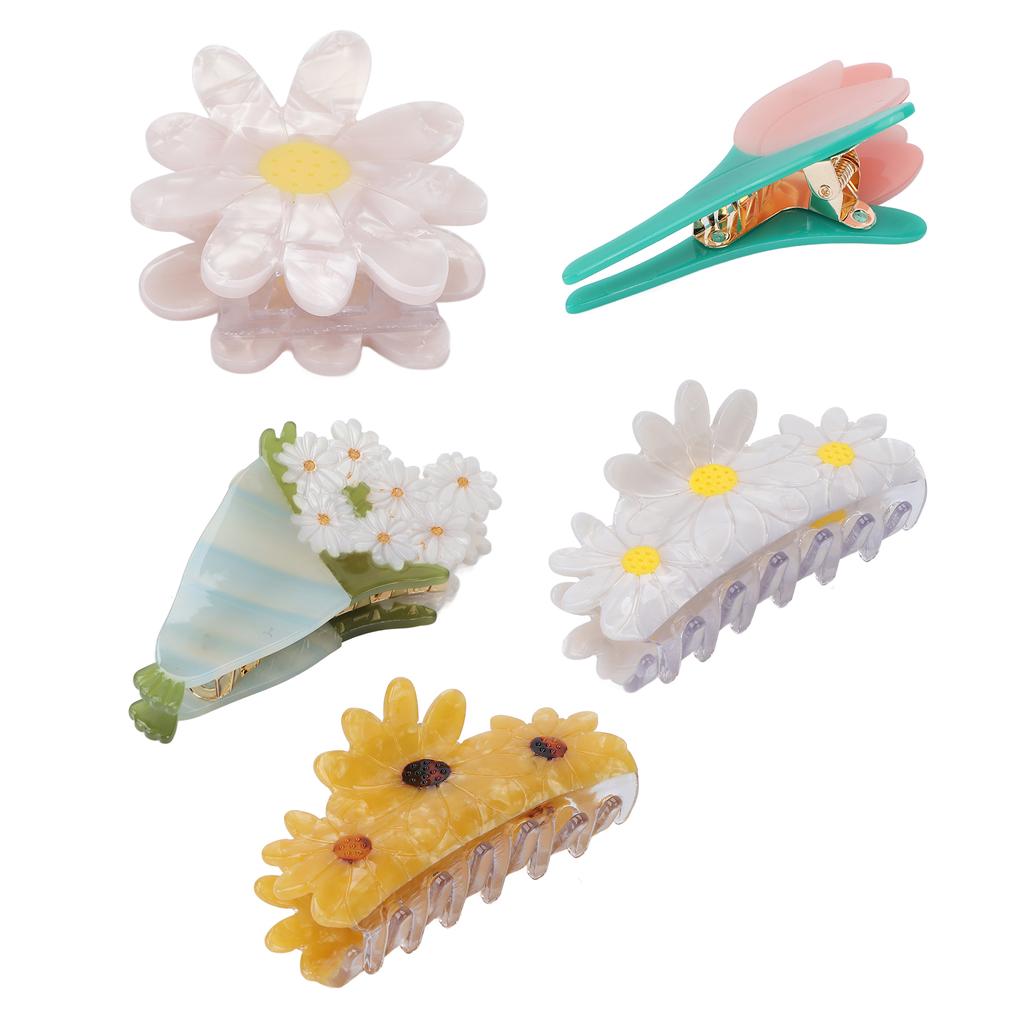 Hair Claw Clips Elegant Flower Shape Fashionable Hair Clip Styling Tool Accessories for Women