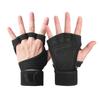 Atmungsaktive rutschfeste Fitness-Halbfingerhandschuhe mit langen Handgelenkstützen für Radfahren, Yoga und Hanteltraining