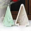 Minimalist Triangle Christmas Tree Silicone Candle Mold DIY Snowflake Elk Designs Soap Candles Gypsum Christmas Home Ornament