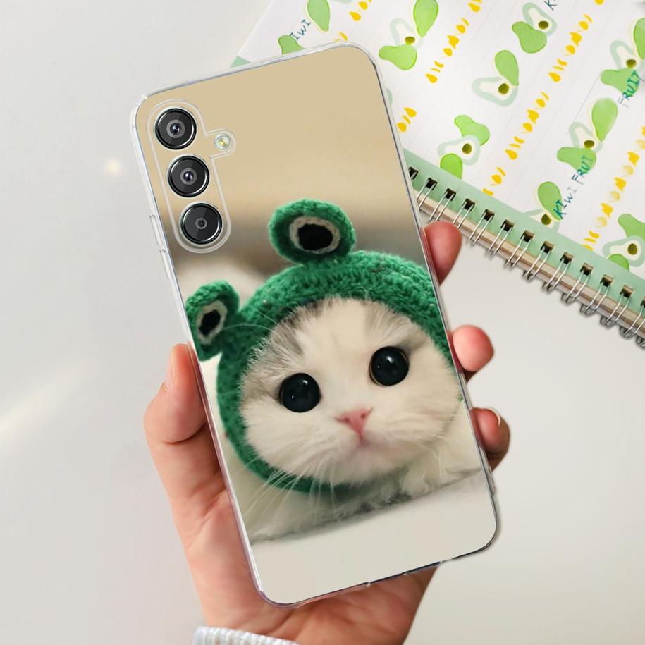 For Samsung Galaxy M15 5G Case SM-M156B Luxury Marble Clear Silicone Soft TPU Phone Cover For Samsung Galaxy F15 5G