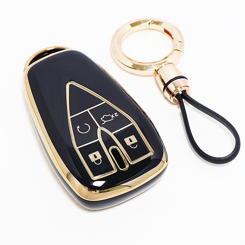 Tpu 4 Buttons Car Key Case Keychain Anti-Scratch Keyless Cover For Changan Cs35 Plus Unit Unik Oshan X7 X5 Cs75 Plus Cs55 Plus