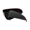 1 Pair Bright Carbon Fiber Black Car Side RearView Mirror Cover Trims Left Right for Mazda 3 Sedan Hatchback