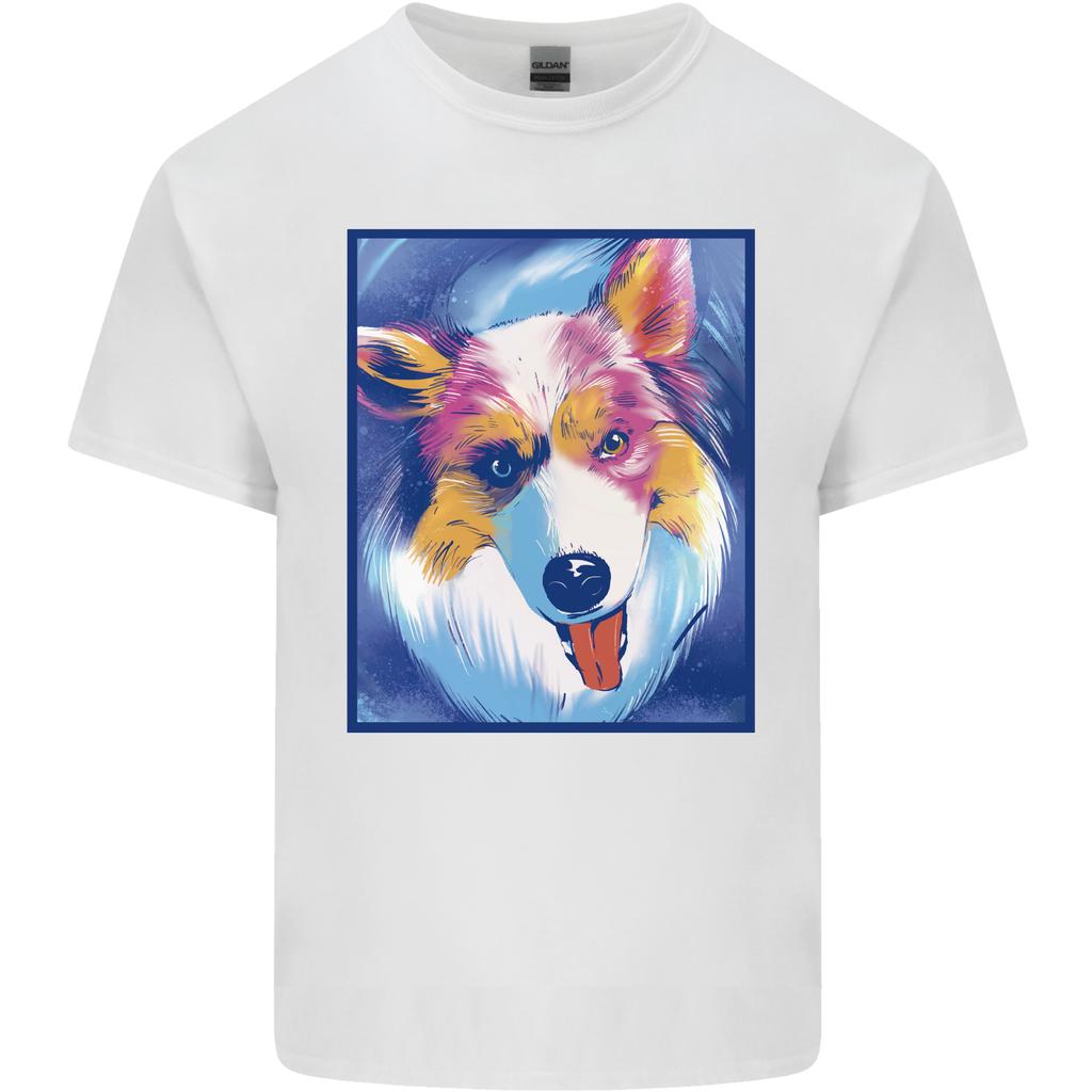 Abstract Australian Shepherd Dog Unisexs Light Cotton TShirt