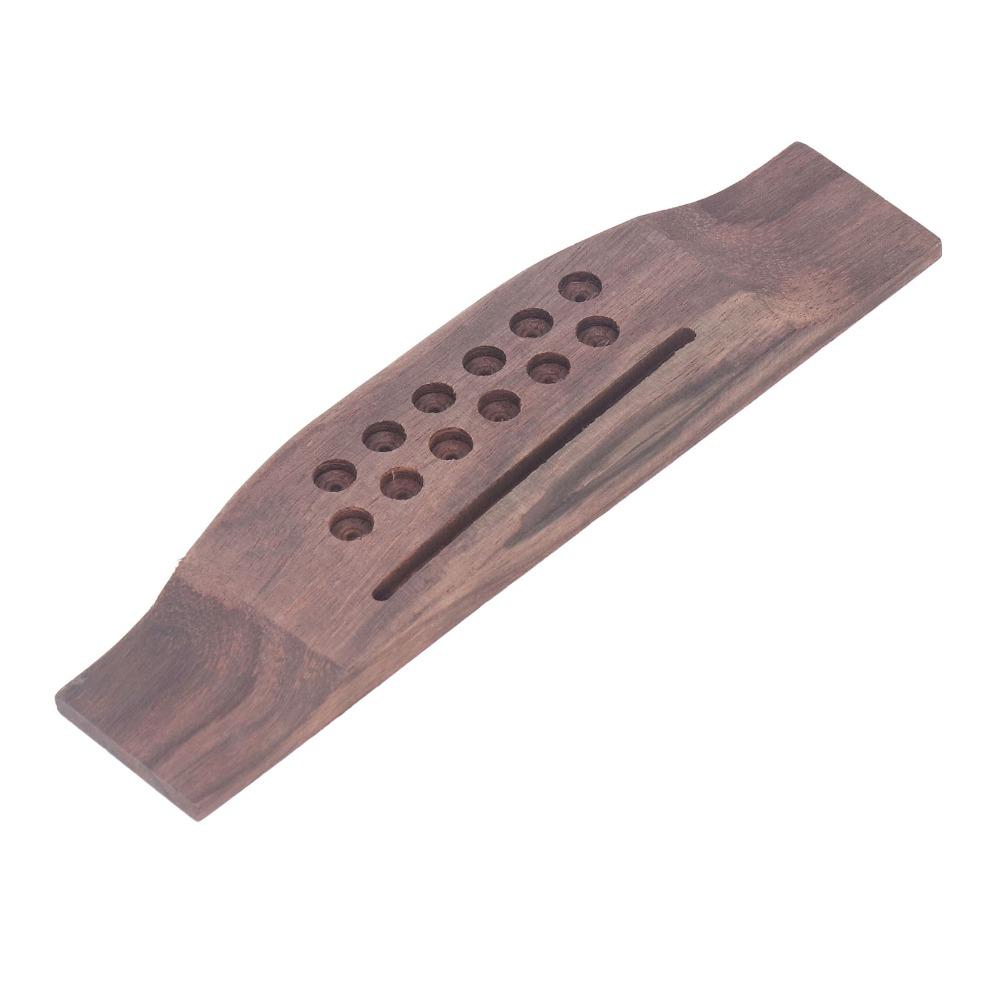 Ponte Acustico in Palissandro Colore Legno Parti per Chitarra Chitarre Acustiche a 12 Corde