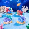 1pcs Resin Sea House Decoration Fish Aquarium Decor Artificial Decoration for Fish Tank Resin Ornaments Fish Tank Background