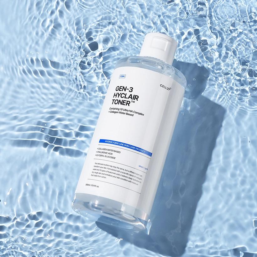 CELL29 GEN-3 Hyclair Tonico Triplo Acido Ialuronico Aquaporina Tonico Idratante 150ml