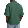 Chemise casual à manches courtes boutonnée pour homme