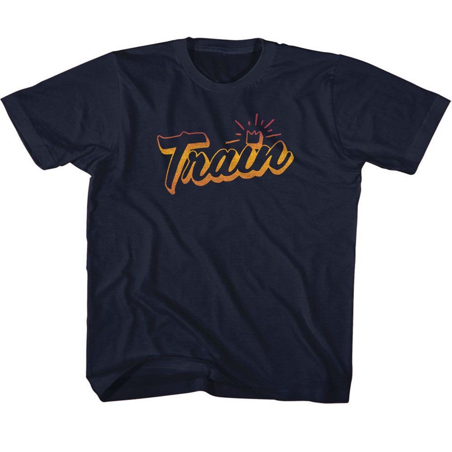 Train Gradient Navy Toddler T-Shirt 3XL