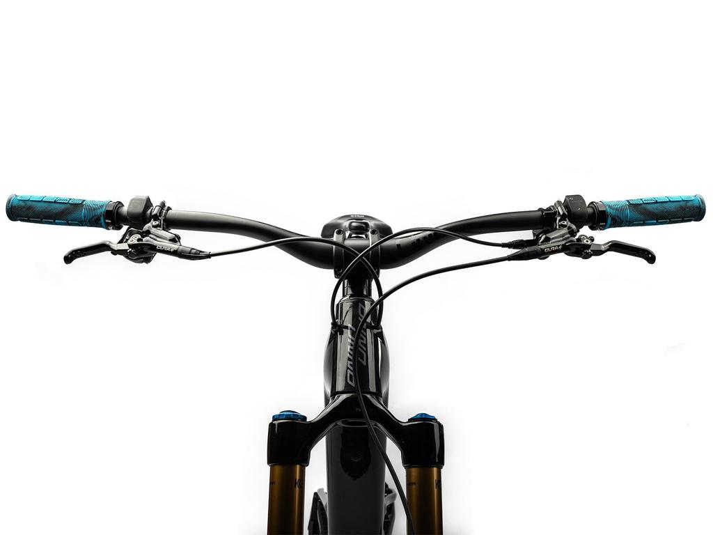 Estilo All Mountain AMS Puños para Bicicleta Puños Elevados Camuflaje Azul