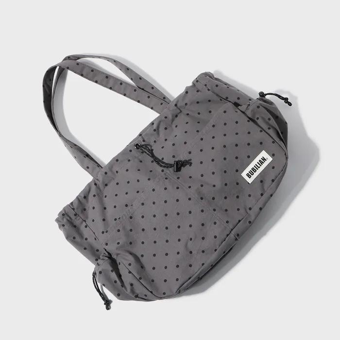 Newbie Shoulder Bag _ Dot Dark Gray