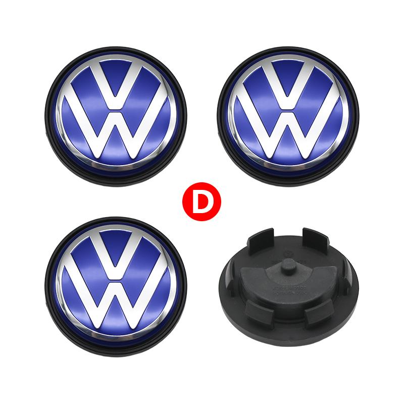 VW 3B7601171 Floating 4pcs 56mm 65mm Wheel Center Caps Hub Cover For VW Volkswagen Golf 5 6 7 Passat B6 B7 B8 Tiguan Polo Jetta GTI TS3