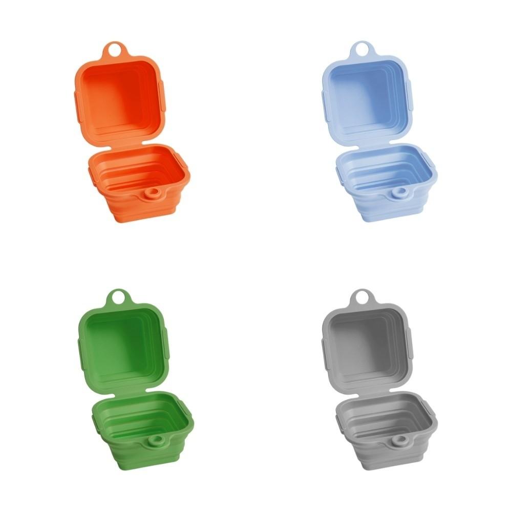 Hanging Foldable Dog Dish Portable Pet Food Water Feeding Tray Cat and Dog Use