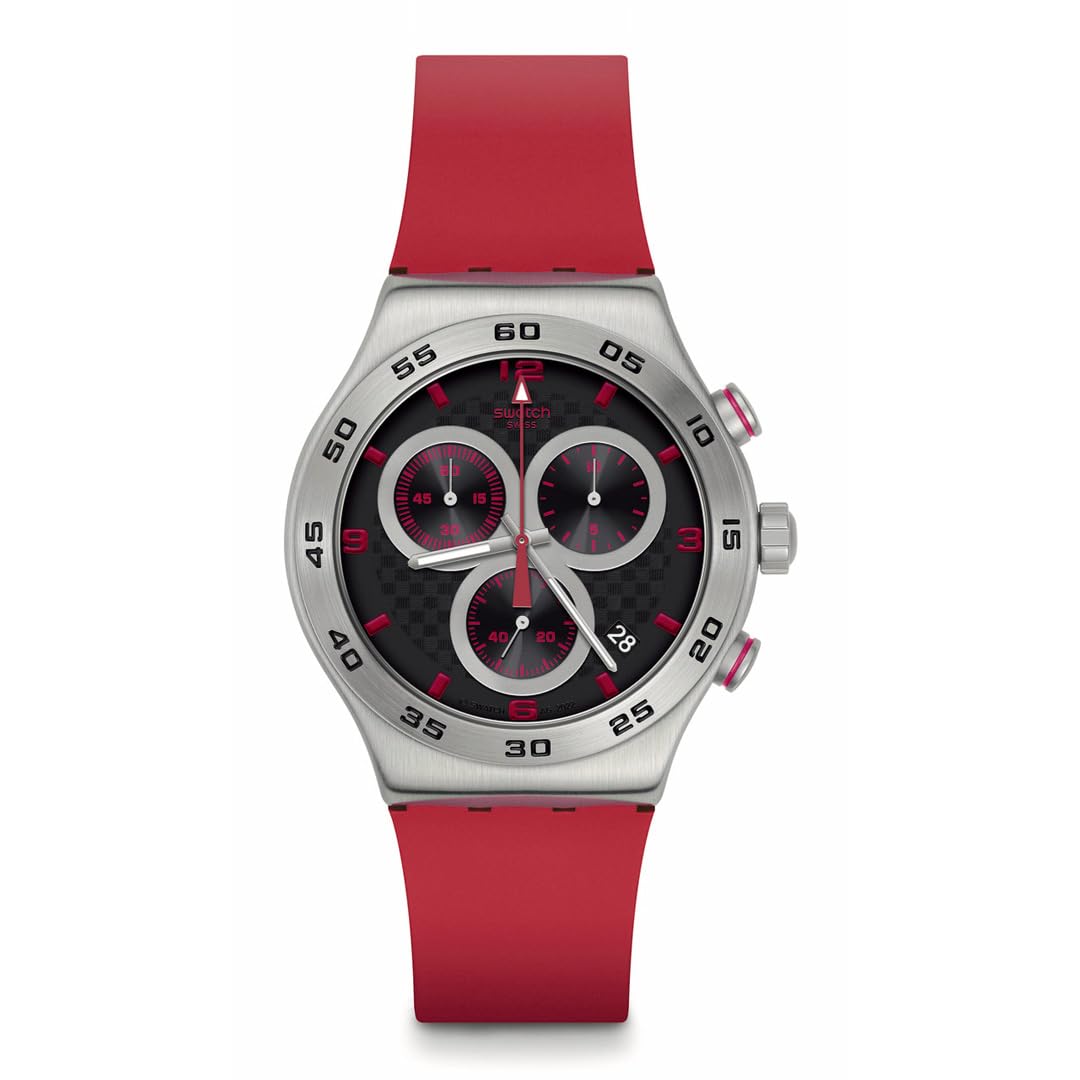 

Часы CRIMSON CARBONIC RED YVS524 Красный [Swatch] красный