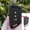 Silicone Car Key Case Bag Soft Remote Cover Protector for Universal 3 Buttons VVDI2 Wire Remote for Xhorse MINI Programmer VVDI